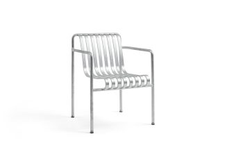 Hay - Palissade Dining Armchair havestol - Hot Galvanised - HAY