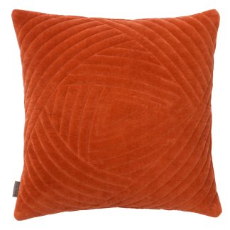 Cozy Living - Giselle Quilted pyntepude, Golden Orange - 45 x 45 cm. - Cozy living