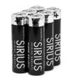 Sirius - DecoPower AAA Batterier. (6 stk) - Blå/sølvfarvet - Sirius