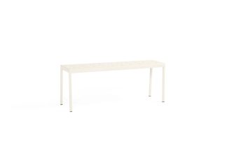 Hay - Balcony havebænk, Chalk beige - L119,5xW35xH46 cm - HAY