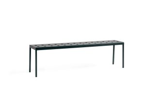 Hay - Balcony havebænk, Anthracite - L165,5xW35xH46 cm - HAY