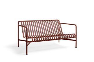 Hay - Palissade Lounge sofa - Iron Red - HAY