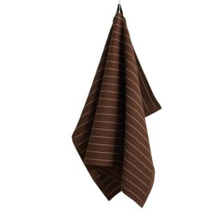 Hay - Canteen viskestykke - Chocolate Pinstripe - HAY