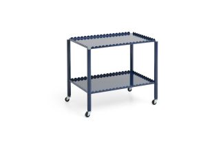 Hay - Arcs Trolley Low rullebord - Steel blue - HAY