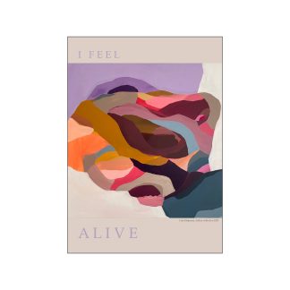 Poster & Frame - I Feel Alive plakat - Lauvring