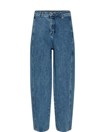 Mos Mosh - Barrel Mondra jeans  - blå - Size (28&apos;) - Mos Mosh