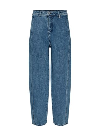 Mos Mosh - Barrel Mondra jeans  - blå - Size (29&apos;) - Mos Mosh