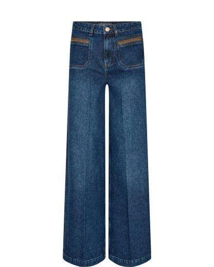 Mos Mosh - Colette Sassy jeans  - blå - Size (27&apos;) - Mos Mosh