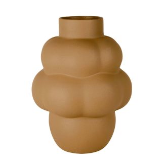 Louise Roe - Balloon Vase #04 Grande, Sanded Ocker - Ø13 cm/H42 cm - Louise Roe