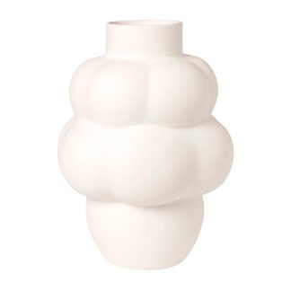 Louise Roe - Balloon Vase #04 Grande, Raw White - Ø13 cm/H42 cm - Louise Roe