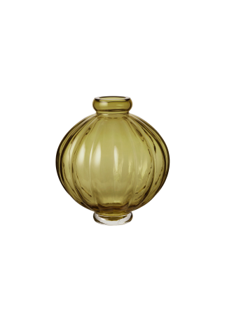 Louise Roe - Balloon vase #01, Olive - H25 cm. - Louise Roe