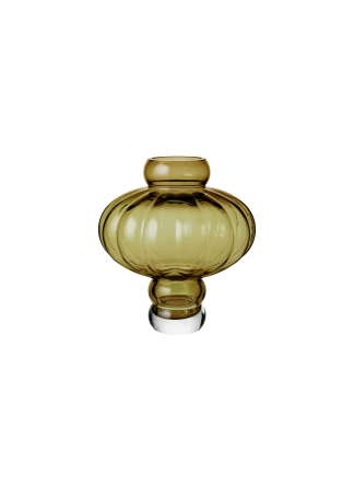 Louise Roe - Balloon vase #02, Olive - H20 cm. - Louise Roe