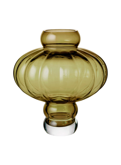 Louise Roe - Balloon vase #03, Olive - H40 cm. - Louise Roe