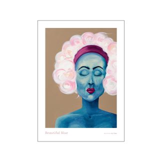 Poster & Frame - All By Voss Beautiful Blue plakat - 30x40 cm. - Poster & Frame