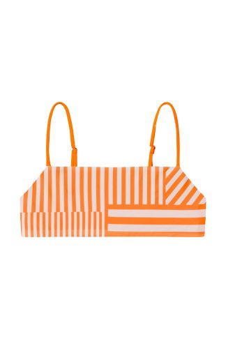 Copenhagen Cartel - Mads Nørgaard x CC Sanur Reversible bikinitop  - orange - Size (m) - Copenhagen Cartel