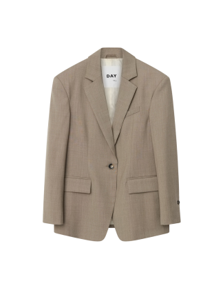 Day Birger Et Mikkelsen - Allen Classic Wool Blend blazer  - brun - Size (38) - DAY Birger et Mikkelsen