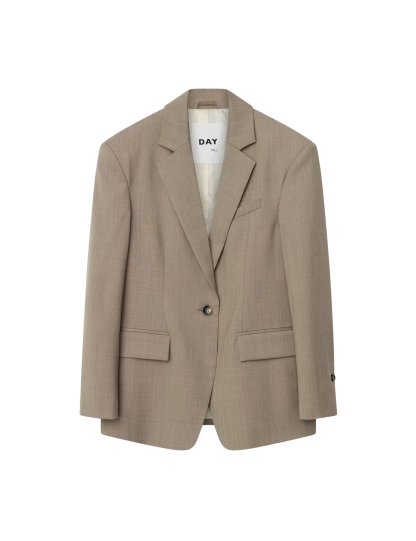 Day Birger Et Mikkelsen - Allen Classic Wool Blend blazer  - brun - Size (38) - DAY Birger et Mikkelsen