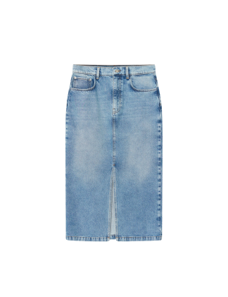 Day Birger Et Mikkelsen - Ben Blue Soft Denim nederdel  - blå - Size (40) - Wouf