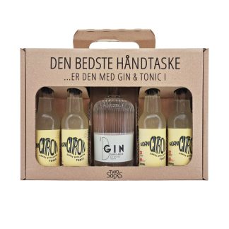 Two Socks - B Gin Danske Æbler gaveæske - 500 ml. - Two Socks