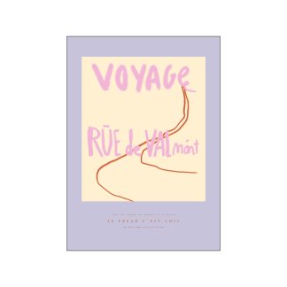 Poster & Frame - Das Rotes Rabbits Voyage plakat - Poster & Frame