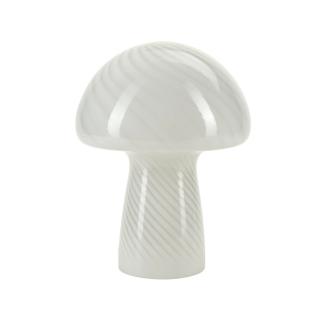 Bahne Interior - Mushroom bordlampe, hvid - H23 cm. - Bahne Interior