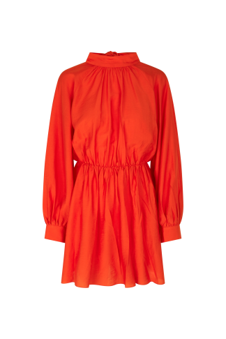 Samsøe Samsøe - Ebbali 14639 festkjole  - orange - Size (xl) - Samsøe Samsøe