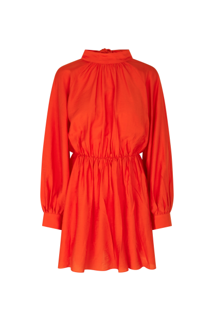 Samsøe Samsøe - Ebbali 14639 festkjole  - orange - Size (xl) - Samsøe Samsøe