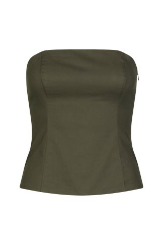 Samsøe Samsøe - Elyn tubetop  - brun - Size (m) - Samsøe Samsøe