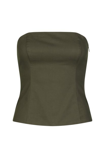 Samsøe Samsøe - Elyn tubetop  - brun - Size (l) - Samsøe Samsøe