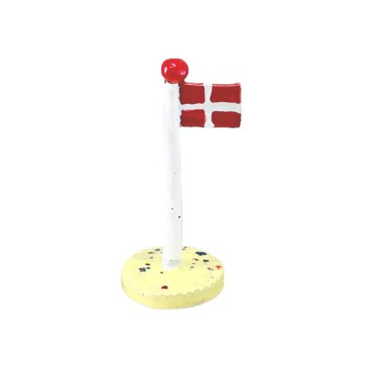 Theclayplay - Klassisk dot pastel flag, assorteret - H6-10 cm. - TheClayPlay