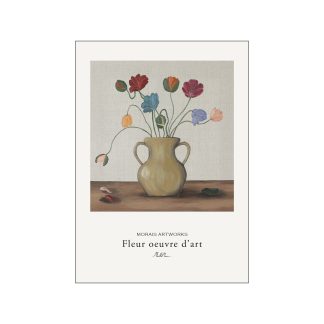 Poster & Frame - Morais Artworks Fleur oeuvre dâart plakat - Poster & Frame