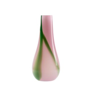 Kodanska - Flow vase, Purple/Green Stripes - H40 cm. - Kodanska