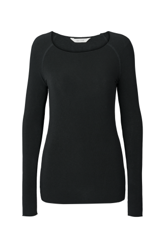 Gai+lisva - Amalie wool langærmet t - sort - Size (m) - Gai+Lisva