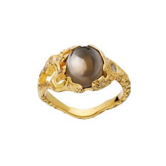 Maanesten - Gaia ring - forgyldt - Maanesten