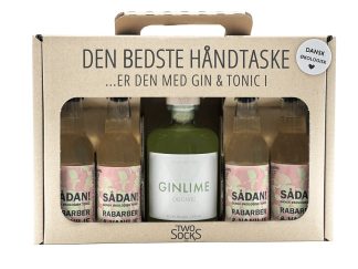 Two Socks - Four Jiggers GinLime gaveæske - 500 ml. - Two Socks