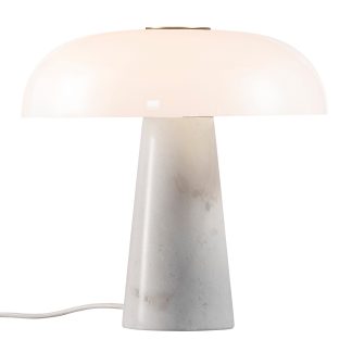 Design For The People - Glossy bordlampe - opal hvid - Design For The People