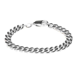 Ix Studios - IX Chunky Curb armbånd - sølv - IX STUDIOS