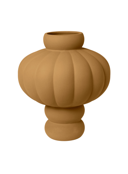 Louise Roe - Balloon #02 vase, Sanded Ocker - H:20 - Louise Roe