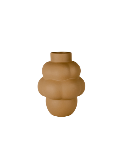 Louise Roe - Balloon Vase #04, Petit Sanded Ocker - H:18 - Louise Roe