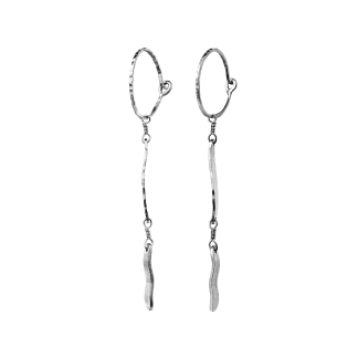 Maanesten - Lila øreringe - sølv - Uyuni
