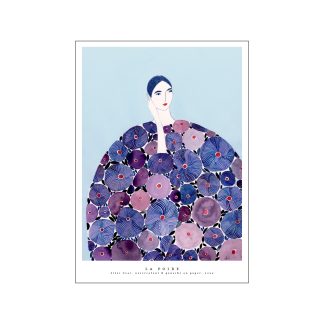 Poster & Frame - La Poire Lilac Coat plakat - A3 - Poster & Frame