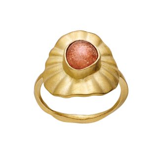 Maanesten - Lotus Ring - forgyldt - Henrik Vibskov