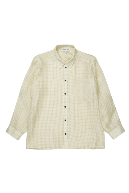 Munthe - Edan skjorte  - creme - Size (34) - MUNTHE