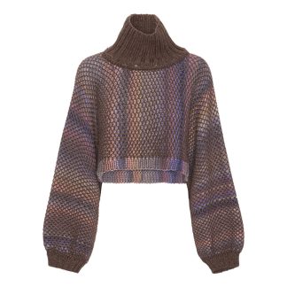 Henrik Vibskov - Net Knit Bollero  - brun - Size (m) - Henrik Vibskov