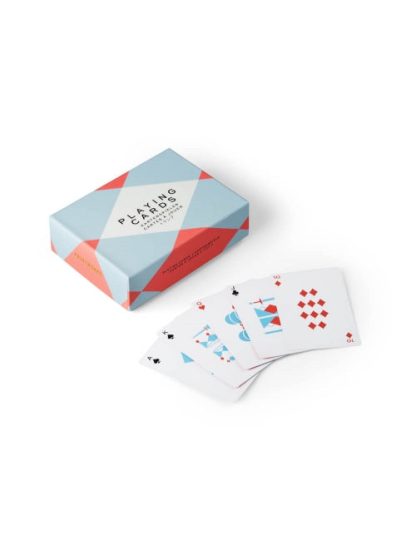 Printworks - Double Playing Cards - blå, rød - Printworks