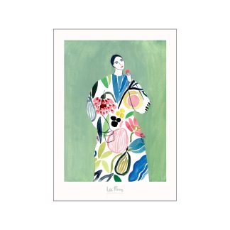 Poster & Frame - La Poire Pear Coat - A3 - Poster & Frame