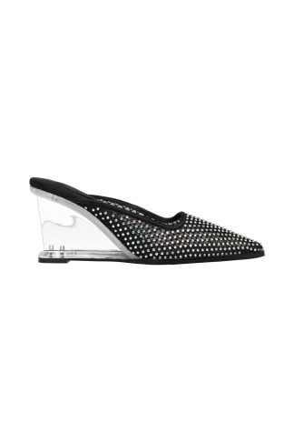 Stine Goya - Crystal kilehæl sandaler  - sort - Size (39) - Stine Goya