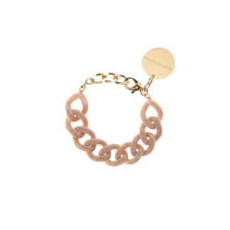 Vanessa Baroni - Flat Chain armbånd - Sand Marble - VANESSA BARONI