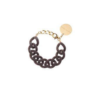 Vanessa Baroni - Flat Chain armbånd - Taupe - VANESSA BARONI