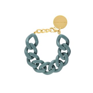 Vanessa Baroni - Flat Chain armbånd - Winter Mint - VANESSA BARONI